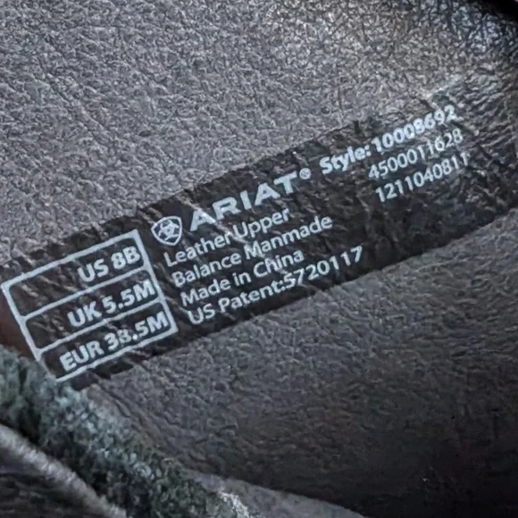 ARIAT Iona Lace Up Boots Zippered Tall Knee High Lug Sole Riding Equestrian 8 - Picture 9 of 9